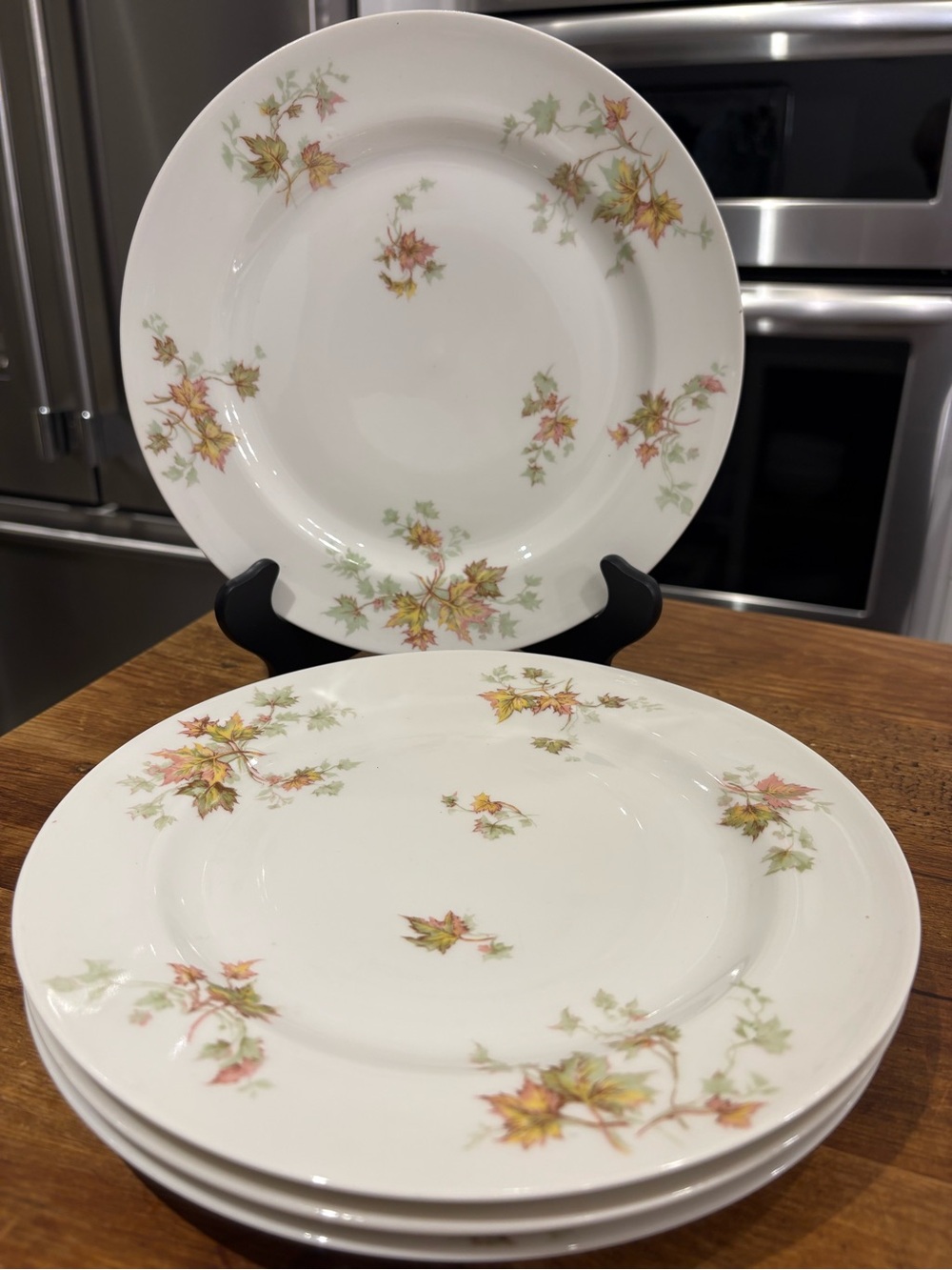 Autumn Leaf by Haviland Limoges Dinner Plates - Set of 4
